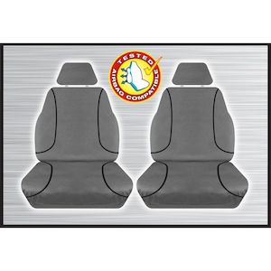 GREY CANVAS FRONT SEAT COVER - COLORADO/DMAX