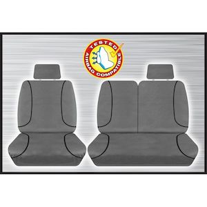 Seat Covers: GREY CANVAS FRONT SEAT COVER - ILOAD 2008 ONWARD