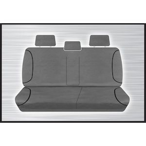 Seat Covers: GREY CANVAS REAR SEAT COVER - DMAX