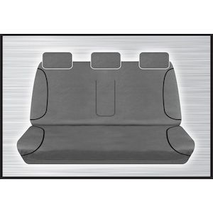 Seat Covers: GREY CANVAS REAR SEAT COVER - RANGER/BT50