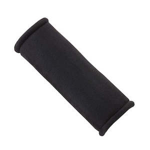 Steering Wheel Covers: Seat Belt Pad - Soft Suede - Wildcat - Black