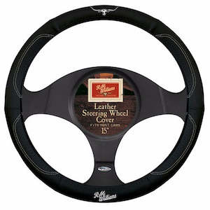 Rmw Steering Wheel Cover Black / White -R.M.WILLIAMS