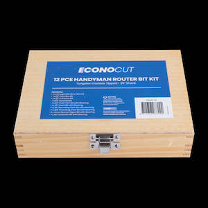 Trimming Cutting: ECONOCUT Handyman Router Bit Kit - 12pc