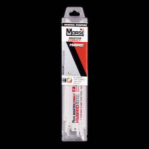 MORSE Master Cobalt® Hybrid Reciprocating Saw Blade (10/14tpi x 203mm) - 50 Pack