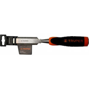 Wood Chisel with Rubber Grip In Hanger Truper 32mm