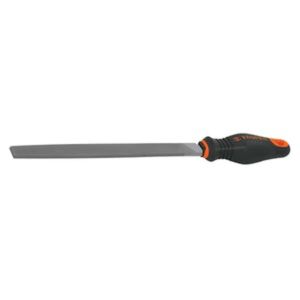 Flat Smooth Cut File 200mm with handle Truper