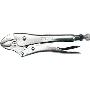 Pliers: Teng 7in Power Grip Plier Curved Jaw