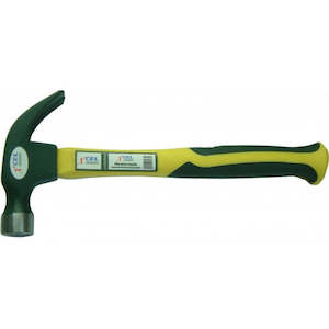 Hammers: Carpenters Hammer 20oz Green/Yellowxcel Handiman