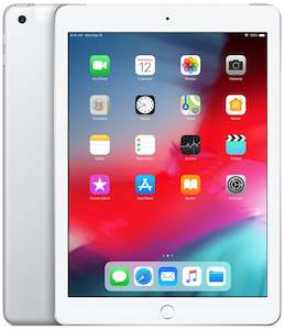 Apple iPad 6th Gen 32GB Wi-Fi + Cellular 3G/4G Silver - Good Battery (Exc)