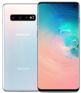 Samsung Galaxy S10 512GB 8GB SM-G973U White - New Case, Glass Screen Protector (Like New)