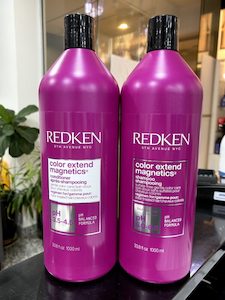 Redken Color Extend Magnetics Sulfate-free Shampoo 1l & Conditioner 1l Pack