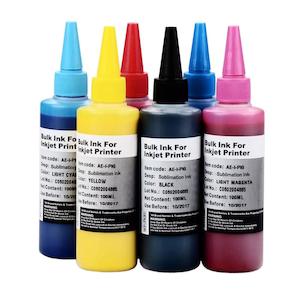 Printer Cartridges / Ink: Dye Sublimation Ink 6 x 100ml