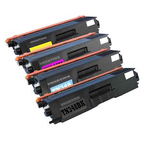 Brother TN348 BK+C+M+Y toner cartridge x 4