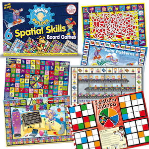 6 Spatial Skills Board Games