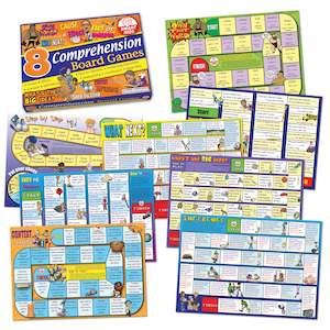 8 Reading Comprehension Board Games