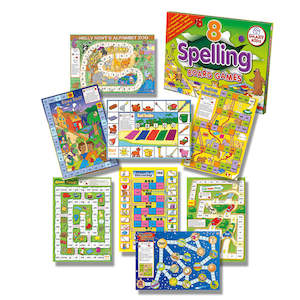 8 Spelling Board Games