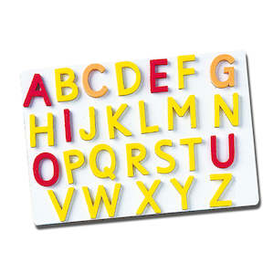 Educational support services: Magnetic Foam Capital Letters