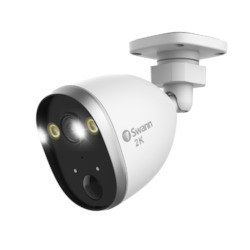 Swann 2K Outdoor Spotlight Security Camera - 4MP, WIFI, True Detectâ¢, Siren