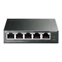 Electronic goods: TP-Link TL-SG105PE 5-Port Gigabit Easy Smart Switch With 4-Port PoE+ (Max 65W)