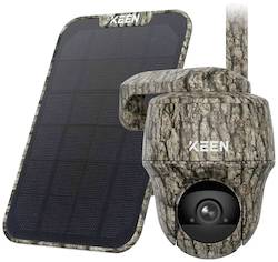 Electronic goods: Keen Ranger PT Trail Cam & Solar Panel - 4MP, 4G LTE, Animal & Person Detection