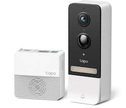 Electronic goods: TP-Link Tapo D230S1 Video Doorbell With Chime - Wire Free, 2K