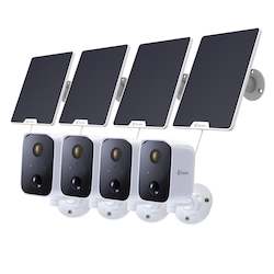 Swann CoreCam & Solar Panel Bundle (4 Pack) - 1080p, WIFI, Wire-Free