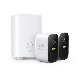 Electronic goods: Eufy 2C Pro Kit 2 Pack - 2K, WIFI, Battery, 16GB Storage