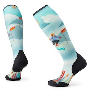 Clothing accessory: Womens Ski Targeted Cushion Snow Bunny Socks