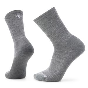 Mens Solid Rib Crew Socks