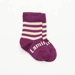 Lamington  Plum - Crew Merino Socks