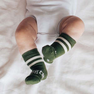 Clothing: Lamington | Sage - Crew Length Merino Socks