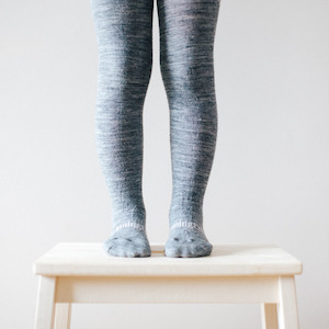 Lamington | Flat Knit Tights - Grey