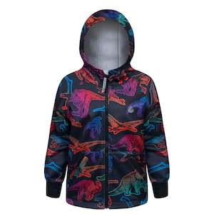 THERM | All Weather Hoodie - Neon Dino