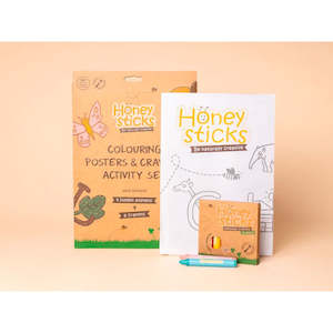 Clothing: Honey Sticks | Jumbo Posters & Crayons Activity Pack