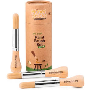 Clothing: Honey Sticks | My First Paint Brush Set - 3 Pack