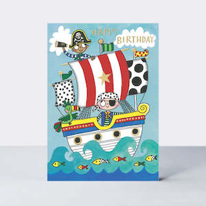 Rachel Ellen Designs | Birthday Card - Pirate