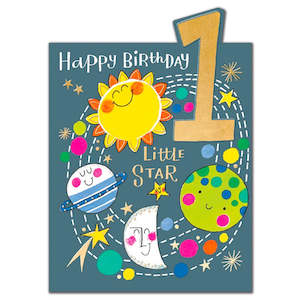 Clothing: Rachel Ellen Designs | Happy Birthday Little Star