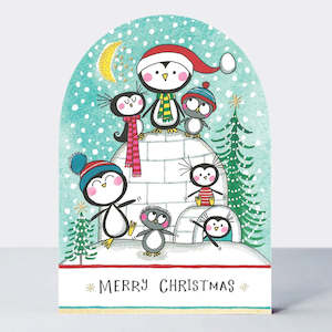 Rachel Ellen Design | Merry Christmas - Igloo Penguins