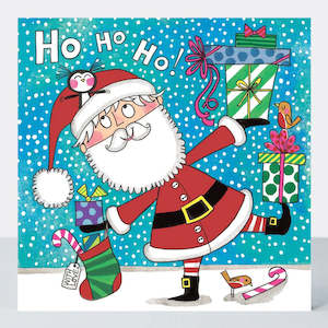 Rachel Ellen Design | Santa Ho Ho Ho - Jigsaw Card