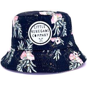 Clothing: Little Renegade | Floral Valentine Reversible Bucket Hat