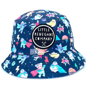 Little Renegade | Superhero Pals Reversible Bucket Hat