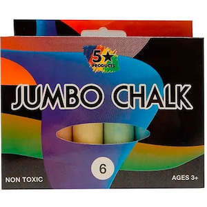 Five Star | Jumbo Chalk 6 Pieces