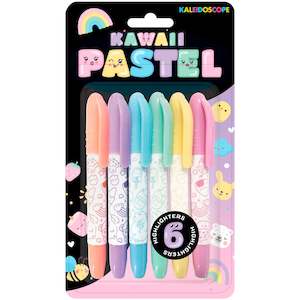 Hinkler | Kaleidoscope - 6 Kawaii Pastel Markers