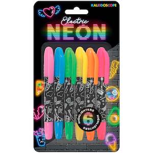 Clothing: Hinkler | Kaleidoscope - 6 Electric Neon Markers