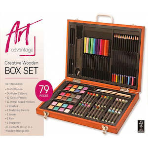 Clothing: Art Advantage | Creative Wooden Box Set - 79 Pieces