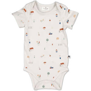 Burrow & Be | Short Sleeved Body Suit - Simple Life