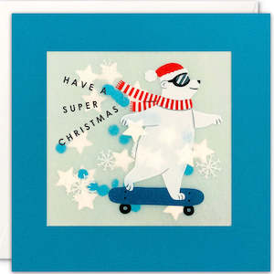 Clothing: James Ellis | Paper Shakies - Polar Bear - Have A Super Christmas