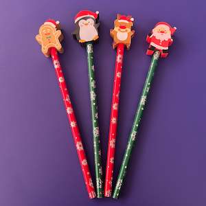 Christmas Pencil With Eraser