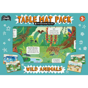 Autumn Publishing | Table Mat Pack - Wild Animals