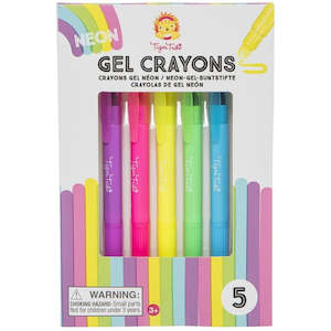 Tiger Tribe | Gel Crayons Neon - 5 Pack